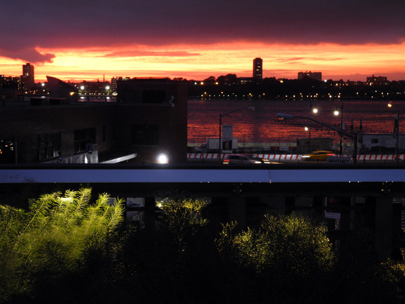 High Line sunset